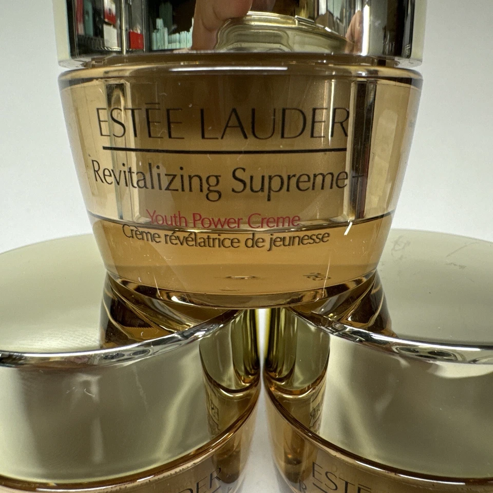 3 Estee Lauder Revitalizing Supreme + Youth Power Creme .5 OZ Each NWOB - Image 2 of 3