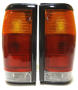 B2500 1985-1998 Rear tail right+left signal lights lamps set Chrom MAZDA B2000