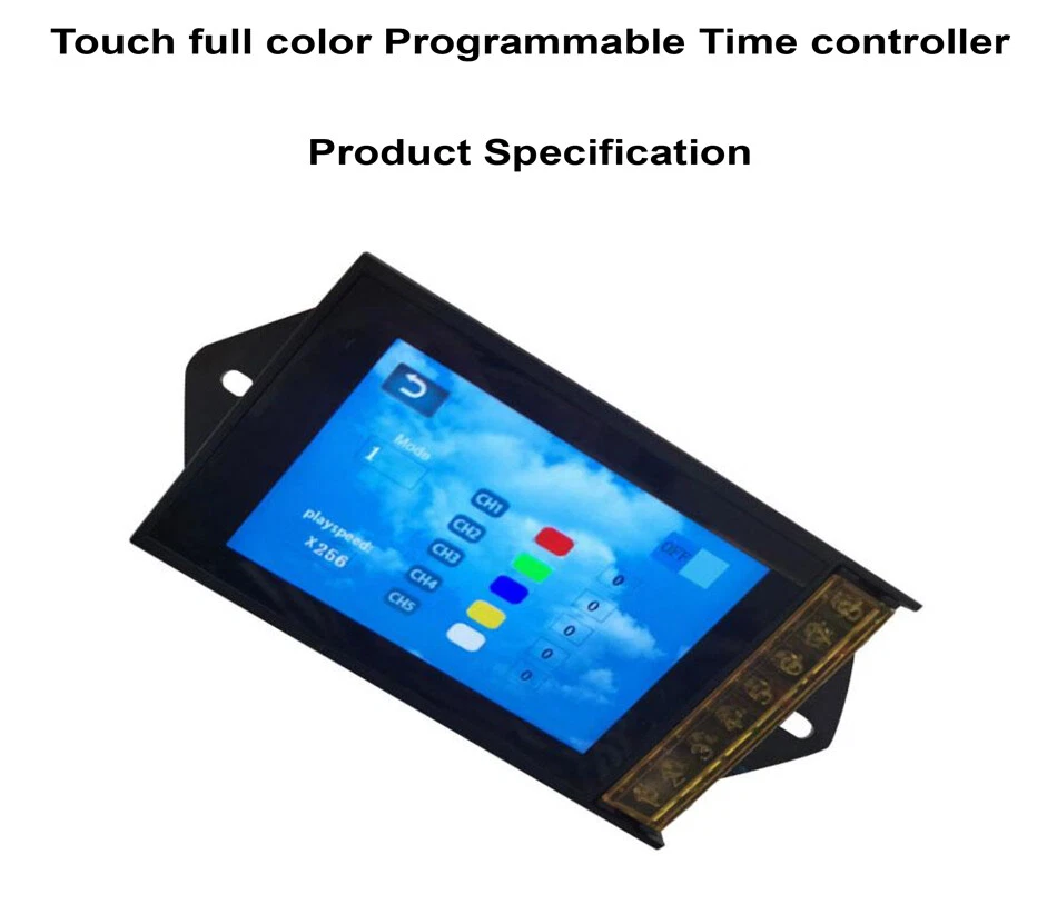NL502 5CH Time Programmable RGB Touch full color Programmable Time controller - Image 4 of 4