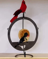 Bird Feeder: Fruit Holder and Suet Ball Hanger - Made in the USA