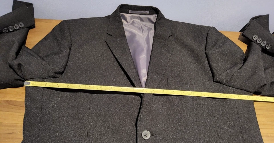 GEORGE Men's Black Suit Jacket Size 42S - Image 4 of 4