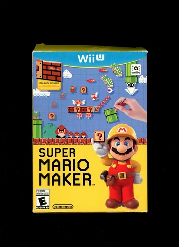 Super Mario Maker Bundle (Wii U, 2015) First Print Idea Book Included - CIB
