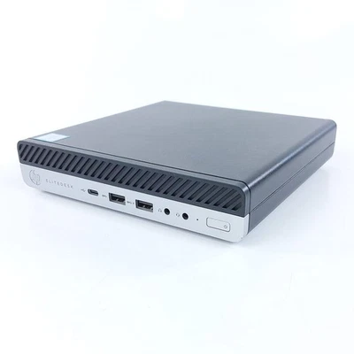 HP EliteDesk 800 G3 Mini PC i5-6500T VGA 8GB RAM 120GB SSD Win 10 Pro (VG) - Image 1 of 4