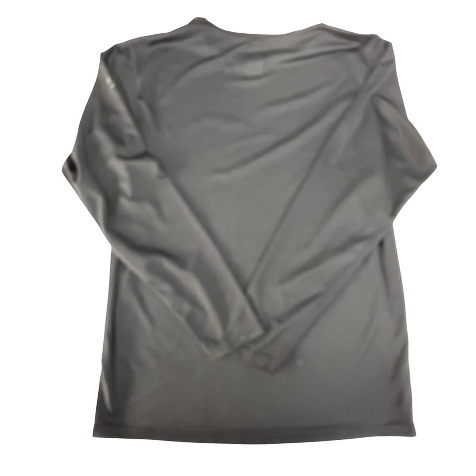 Camisa masculina REI Co-op manga longa gola redonda camada base atlética preta tamanho M - Imagem 2 de 4