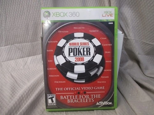 World Series of Poker 2008 Battle for the Bracelets (Xbox 360 2007) Complete