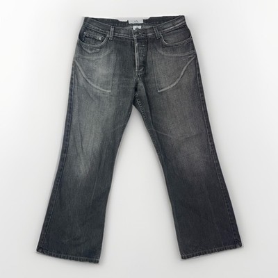 Armani Exchange AX Jeans Mens 33x29 J101 Bootcut Gray Button Fly