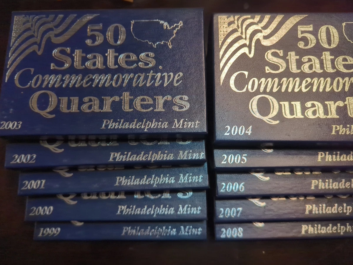 美国铸币厂1999 年50 年州套装美国25 美分州(1999 - 2008) | eBay