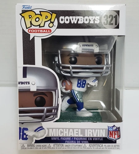 MICHAEL IRVIN - Dallas Cowboys Funko Pop! NFL #321 Collectible Vinyl Figure NEW
