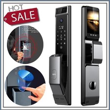 3D Face Recognition Fingerprint Password Smart Door Lock with Camera Security