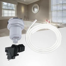 Accessories 16A Air Switch Push Button Bath Tub Spa Waste Garbage Disposal