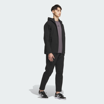 adidas Premium Sport Bonded Fleece Woven Jacket Black KA1218 Japan