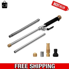 Adjustable High Pressure Jet Washer - Extendable Wand for Car, Patio, and More