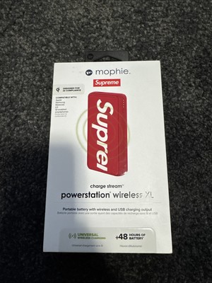iPhoneアクセサリー Powerstation Wireless Slim Supreme Supreme x Mophie Powerstation Wireless XL Black Brand New | eBay
