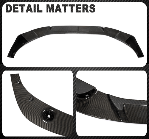 Carbon Frontlippe Front Stoßstangen Spoiler Für BMW X3 M F97 X4 M F98 2018-2023 - Picture 13 of 13