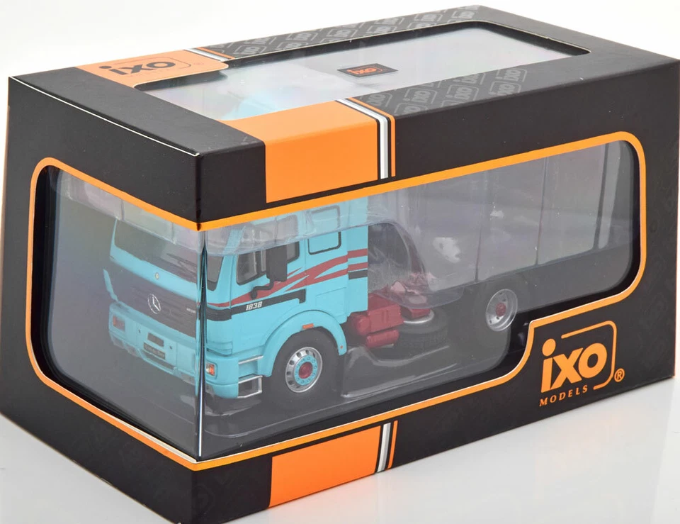 MERCEDES BENZ SK II 1838 LS 1994 Blu Chiaro IXO TR088 1/43 Camion Trattore - Immagine 3 di 3