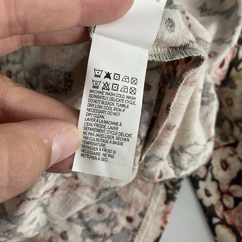 New Lucky Brand Blouse Shirt Top Women Plus Size 1X Bohemian Floral Ladies - Picture 14 of 16