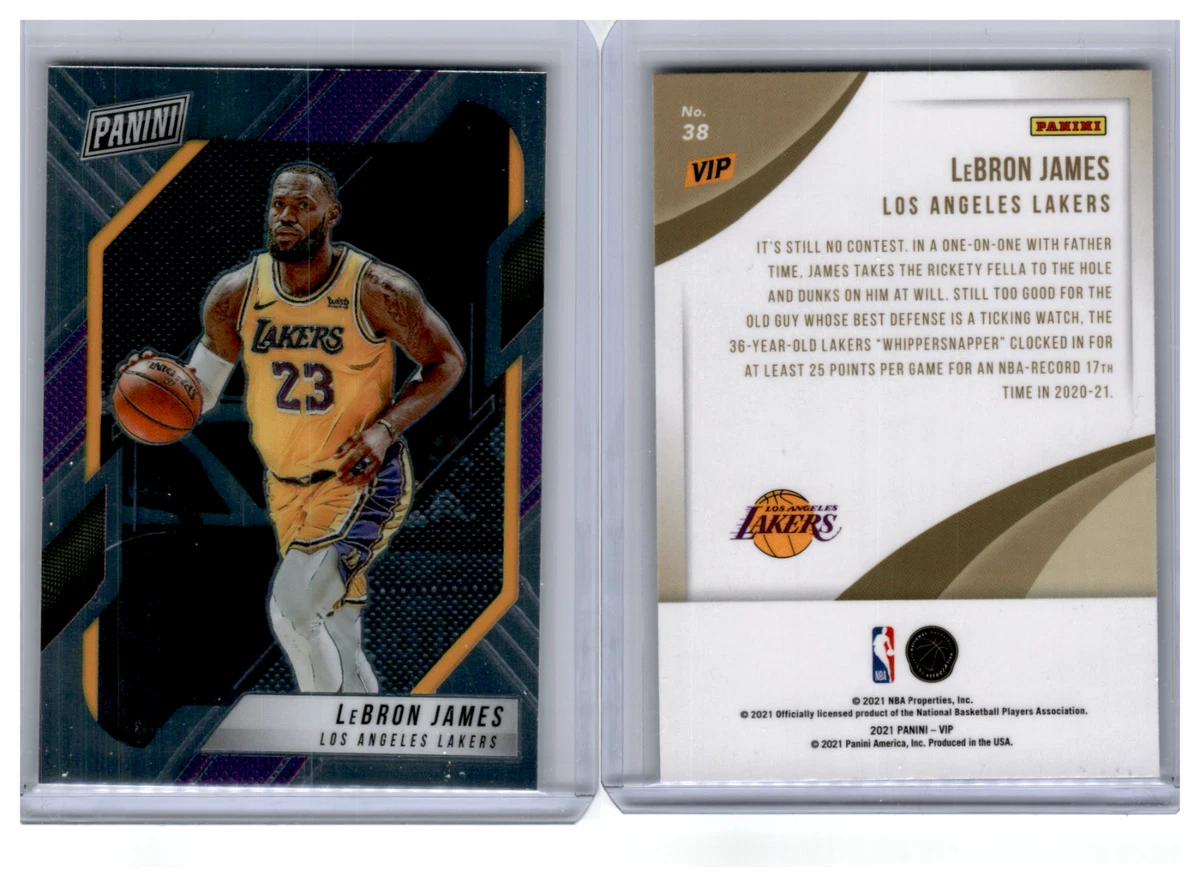 2022 Panini National 2021 VIP Gold Pack Prizm Base LeBron James LA Lakers |  eBay