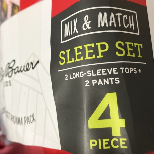 Eddie Bauer 4-Piece Pajama Set, Mix & match, Medium 10/12 Brand New. 2 Sets - Picture 3 of 6