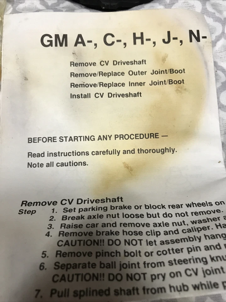 Carros CV Joint Boot-Inner Neapco 85-0902 GM A-, C-, H-, J-, N- e X Series N1 - Imagem 2 de 4
