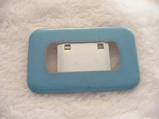 RS- VINTAGE LIGHT BLUE PIN BADGE #35729 (NAME TAG)