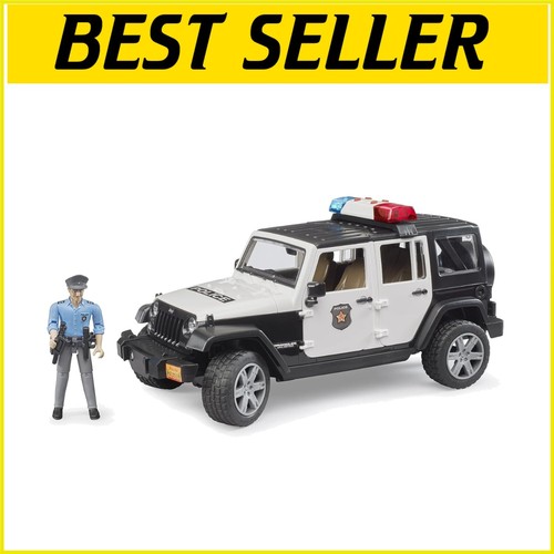 Interactive Police Jeep Wrangler Unlimited Toy with Sounds & Light Module
