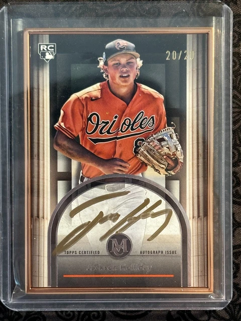2024 MUSEUM COLLECTION JACKSON HOLLIDAY BRONZE FRAMED ROOKIE AUTO CARD 20/20