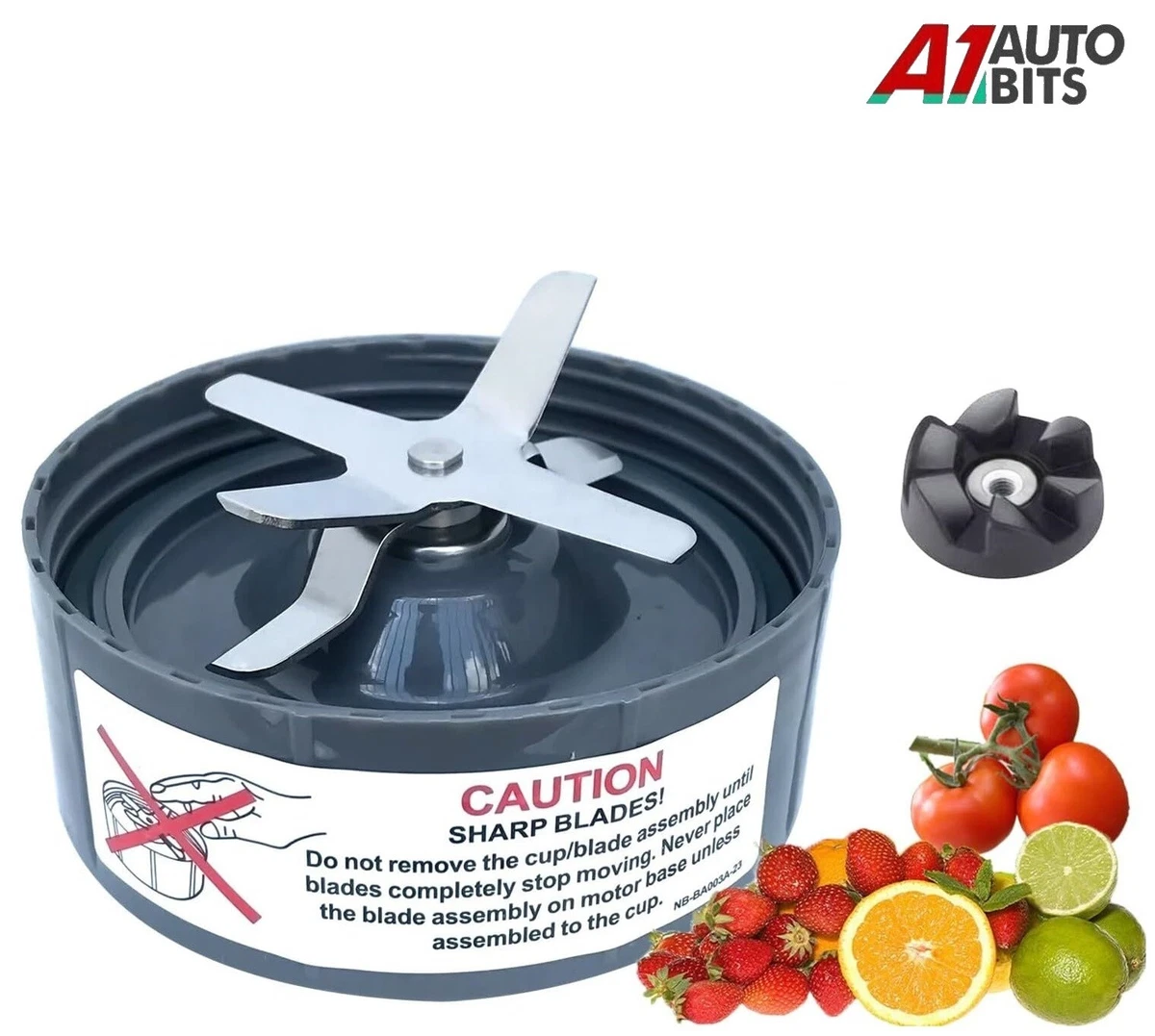 Bicchiere corto di ricambio da 500ml per frullatore Nutribullet BDM-VE029RV