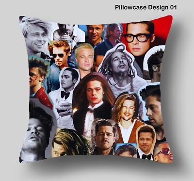 Brad Pitt Pillow Christmas Decorations Birthday Gift For Her Girl Friend Wife