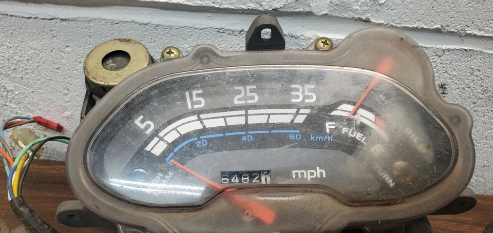 2001 Honda Elite 50S SA50P СПИДОМЕТР ДИСПЛЕЙ КЛАСТЕР СПИДОМЕТР  - Изображение 3 из 4