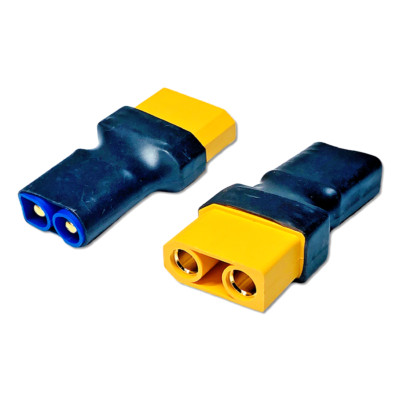 2x Adapter XT90 Buchse Female auf EC3 Stecker Male Goldstecker Adapterstecker RC