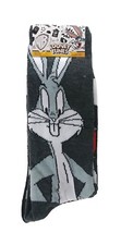 Warner Brothers Looney Tunes Socks 2-pair sz M/L Medium/Large 6-12 Black Grey