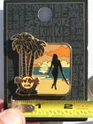 HARD ROCK CAFE / SAN DIEGO 3-D SILHOUETTE GIRL LOGO PIN - LARGE & NEW ON CARD — photo 3