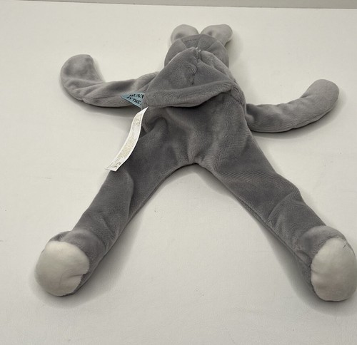 Bunnies By The Bay Silly Buddy Gray Bunny Rabbit Pacifier Holder Security Lovey - Picture 3 of 6