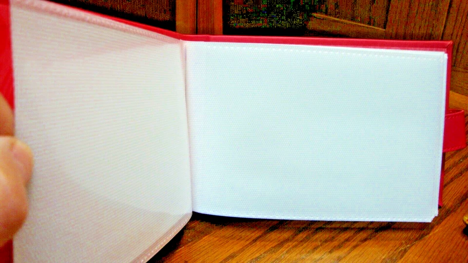 Photo Album 'Peter Pauper Press Raspberry' Pink 4x6 Faux Leather for 48 Pics 893 - Image 4 of 4