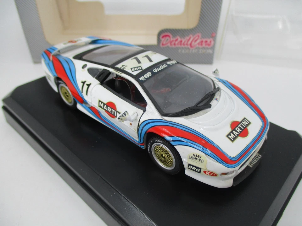 AV197 DETAIL CARS 1/43 1:43 JAGUAR XJ 220 MARTINI RACING #11 REF 174 BLANC - Photo 4/4
