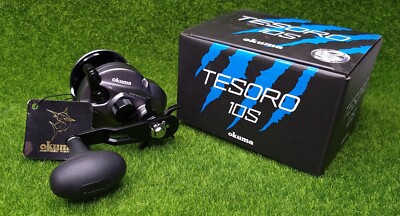 Okuma Tesoro 10S 6.2:1 Star Drag Fishing Reel, Right Hand - TSR-10S