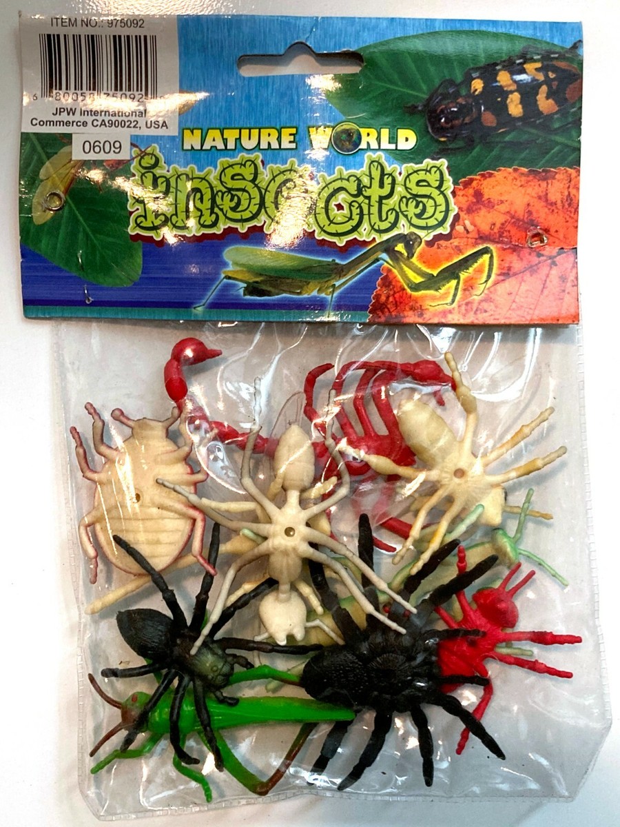 Nature World 9 Insects - Spiders Scorpion Grasshopper Lady Bug