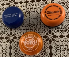 Jaru Classic Advertising YoYo Lot of Three Creager Leasing Hamilton County Court