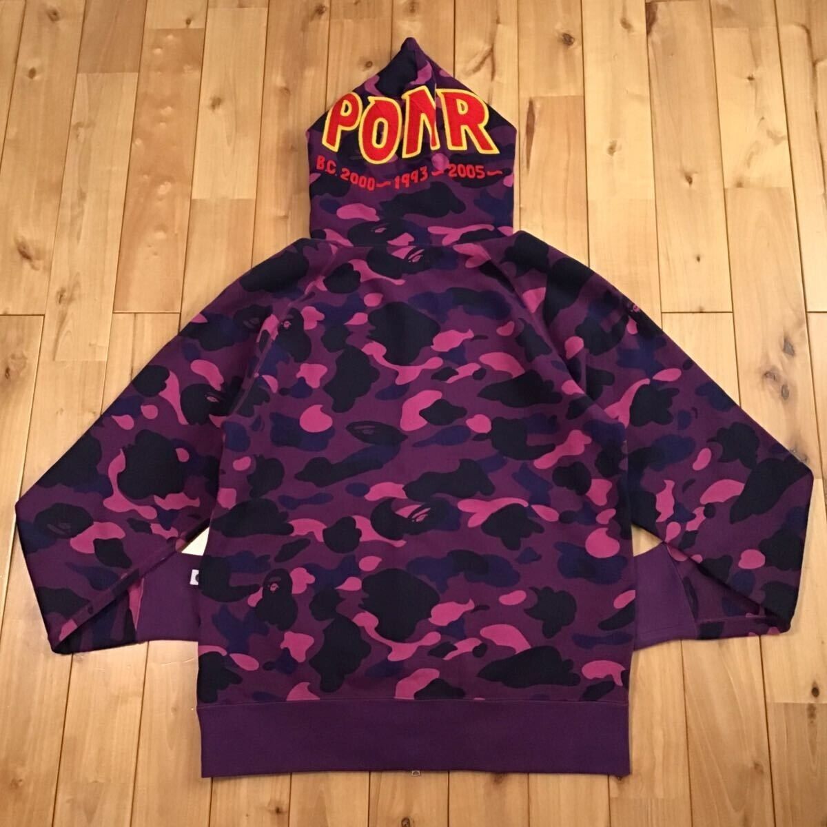 BAPE Shark full zip hoodie Purple camo a bathing ape PONR BAPE Shark full zip hoodie Purple camo a bathing ape PONR