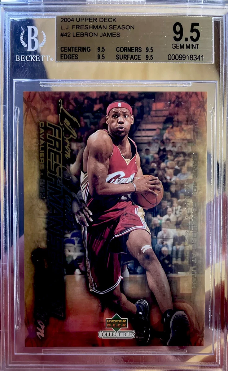 LeBron James Grade 9.5 Basketball Rookie Sports Trading Cards