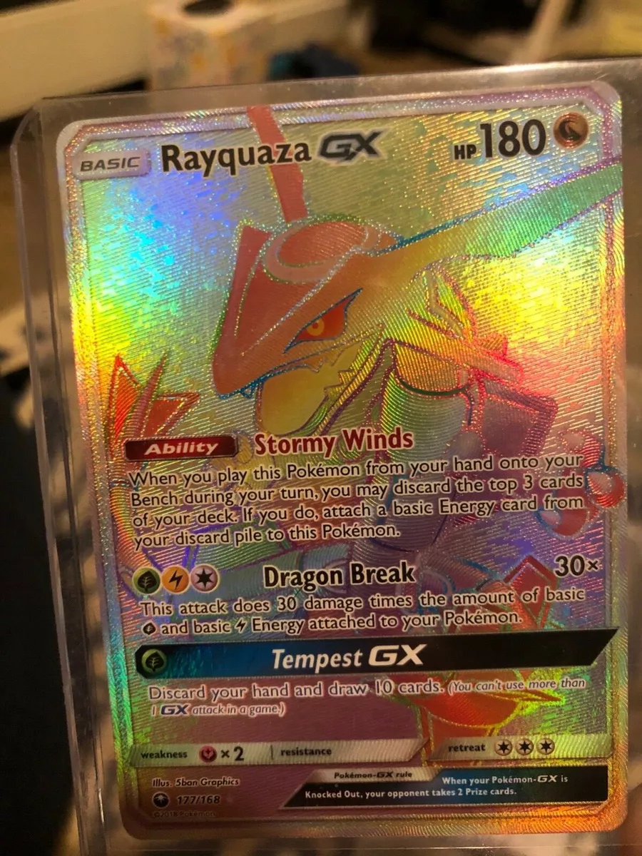 Rayquaza GX - 177/168 - Hyper Rare