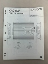 Kenwood KAC-829 Original Service Manual Free Shipping