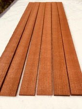 Mahogany Timber Hardwood Sawn Baton Moulding Craft Hobby DIY  6 piece 2 FT Long