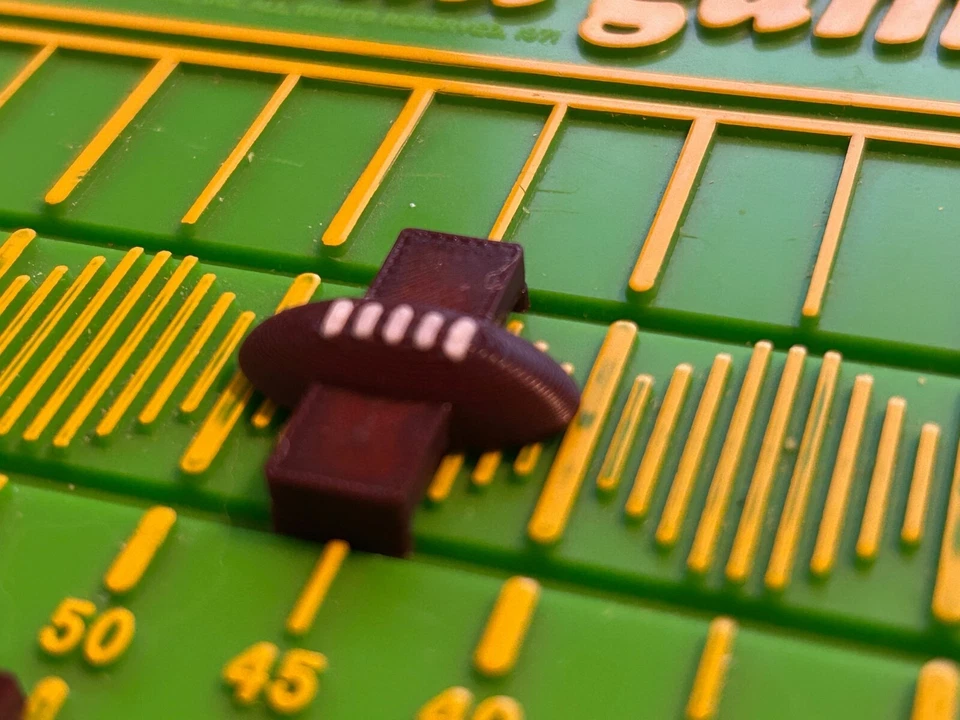 NEW VERSION! Paydirt/Bowl Bound Game Pieces (football/yardage markers only) - Image 2 of 4