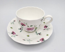 Gracie Bone China Cup and Saucer Pink Roses
