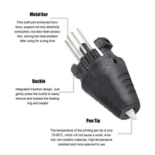 3D Printing Pen Printer Parts Accessories Insertion Nozzle Print Head 1.75mm