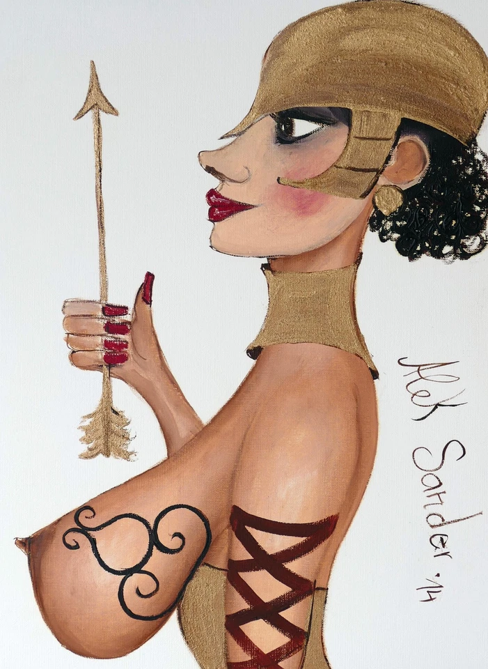 Alek SANDER, Anna die Amazone aus 2013 - Mischtechnik - Bild 1 von 1
