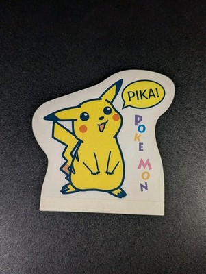 Vintage Pokemon Pikachu Mini Memo Notepad Portfolio Pocket Monsters