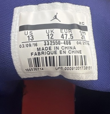 Nike Air Jordan 1 Retro High 'Gold Medal' 2016 Olympics Size 13