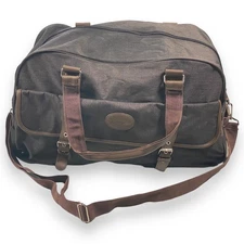 Bella Russo Large Wheeled Rolling Duffel Bag w/ Handles & Tether/Shoulder Strap